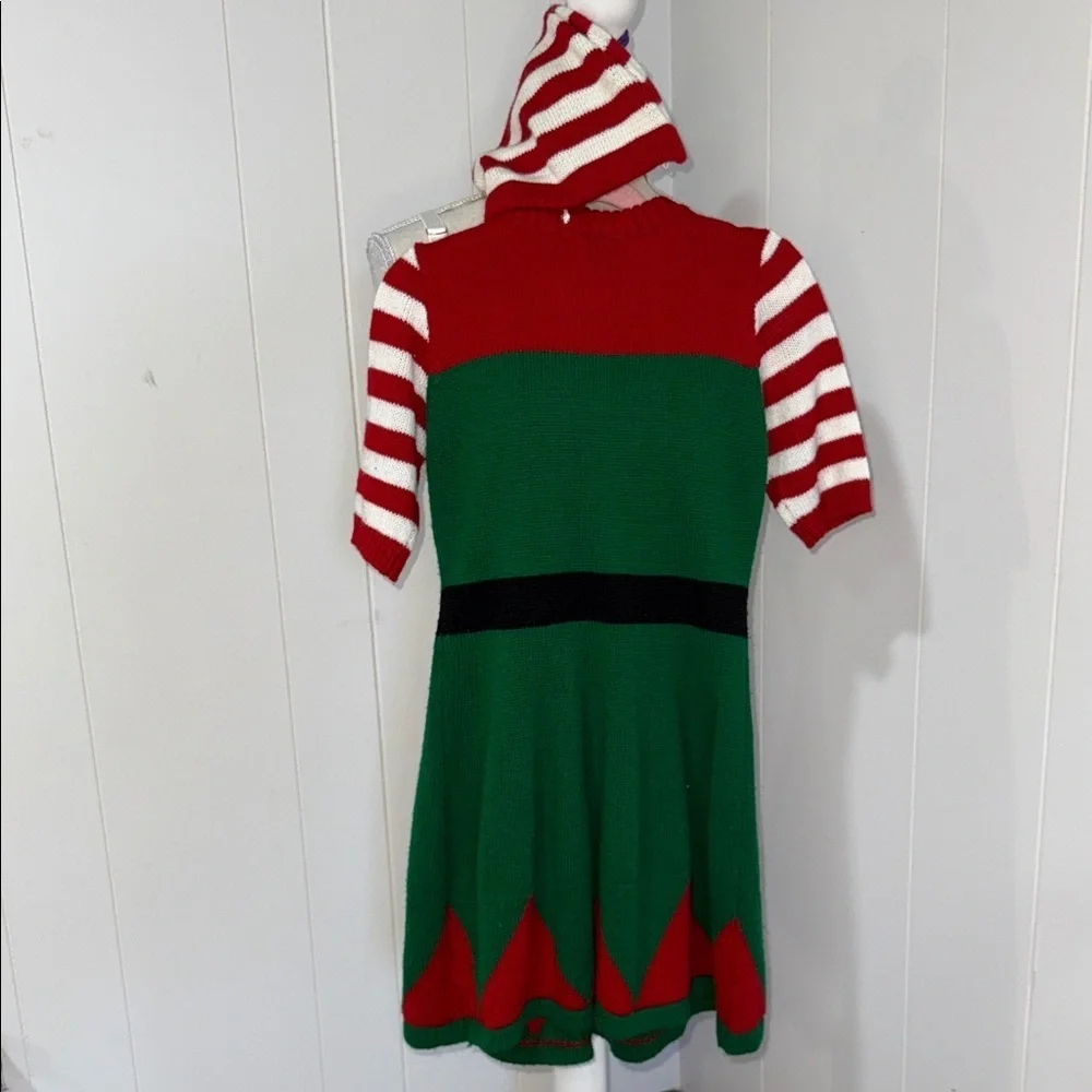 Holiday Elf dress with Hat for Kids